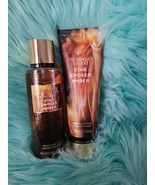 Victoria Secret Star Smoked Amber Fragrance Mist &amp; Body Lotion 2pc Set - £33.08 GBP