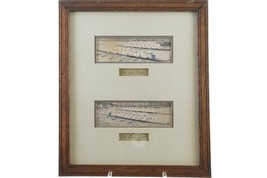 c1870&#39;s Stevengraph Pure Silk Woven Picture of Rowing Competition &quot;Are you Ready - £216.95 GBP