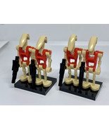 Red Security Battle Droid s Star Wars B1 Battle Droids Custom Minifigures - $9.32