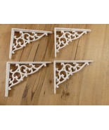 4 Antique Style Shelf Brace Wall Bracket Cast Iron Brackets *READ NEED R... - $47.74 CAD