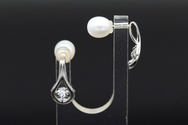 Crossfor Dancing Stone Ocean 925 Sterling Silver Earrings NYE-115 - £87.92 GBP