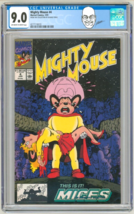 George Perez Collection Copy ~ CGC 9.0 Might Mouse #4 Crisis #7 Cover Art Swipe - £77.52 GBP