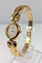 Pulsar Women&#39;s Dress Watch Quartz Bangle Gold Tone Y150-5P50 1990s AS IS - £33.23 GBP