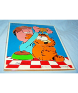 1978 Wooden Playskool Puzzle-Jim Davis-Garfield-Let&#39;s Trade-250-7 - $13.72 CAD