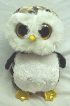 Ty Beanie Boos Big Eyed Owliver The Owl 8" Plush Stuffed Animal Toy 2015 - $18.32