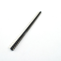 ZYAMY 10Pcs 2.54Mm 40Pin round Female Socket Pin Header Strip 1X40P Single Row S - $12.85