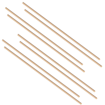 Eowpower 8Pcs Brass Solid round Rods Lathe Bar Stock Kit, 1/8 Inch in Diameter 1 - £11.89 GBP