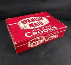 Vintage Spanish Maid Rum Cured Crooks Cigar Box - £7.06 GBP