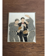 Baseball Scene Umpire Argument Rockwell Pin Curtis Publishing Gold Tone - $8.23 CAD