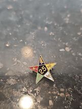 Order Of The Eastern Star Enamel Antique Estate Vintage Pin - $30.64