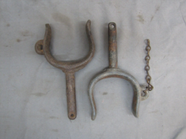 Vintage Pair of Antique Row Boat Metal Oar Locks - $29.69