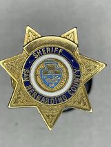 Sheriff San Bernardino County California lapel pin police - $11.88