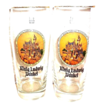 2 Kaltenberg King Ludwig Castles &amp; Festivals 0.5L German Beer Glasses - £10.35 GBP