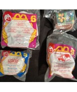 Three (3) 1995 McDonalds Happy Meal Toys  Space Jam +&amp; One (1) B King Po... - £8.16 GBP