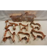 Martha Stewart By Mail Copper Dog Cookie Cutters Set of 8 - €49,74 EUR