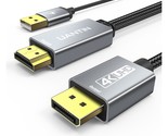 Active (4K 60Hz,1080P 120Hz) Uni-Directional Hdmi 2.0 To Dp 1.2 Adapter ... - $37.99