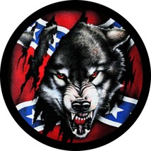 Rebel Wolf 1 Spare Tire Cover ANY Size, ANY Vehicle,Trailer,Camper,RV - £67.93 GBP