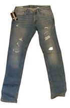 Denim Stretchy Straight Leg Jeans  W30 L32 - £12.24 GBP