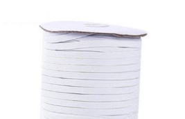 White Knitted Elastic 1/4 inch Elastic for masks 25, 50, 220 yd increments - £7.86 GBP+