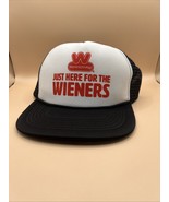 Wienerschnitzel hat JUST HERE FOR THE WIENERS Baseball / Trucker Hat New... - $456.38 MXN