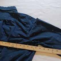 Abercrombie & Fitch Men's Muscle Button Down Collared Blue Shirt Long Sleeve XL image 11