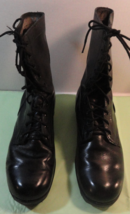 US MILITARY RO-SEARCH BLACK POLISHED LEATHER COMBAT BOOTS 11R - $113.39