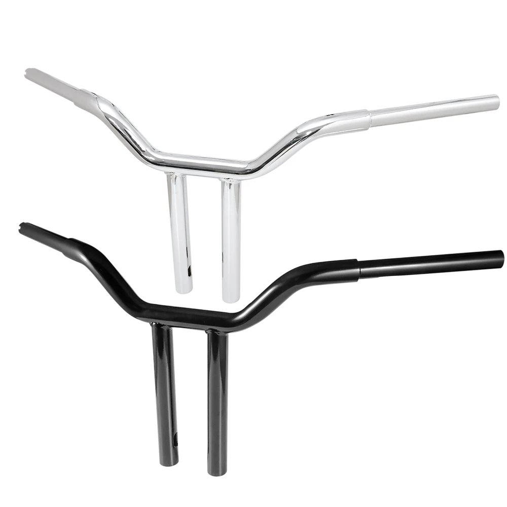 Vintage Motorcycle 25mm Handlebars Club Style Rise T-bars 1&#39;&#39; Drag Bars 12&#39;&#39; - £99.37 GBP+