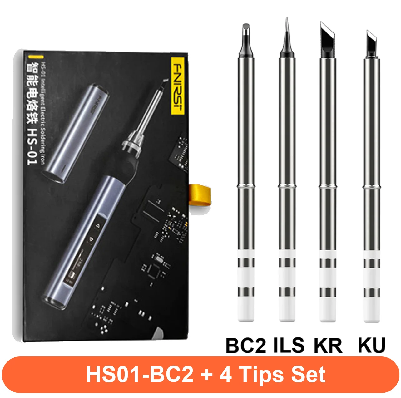 FNIRSI HS01 Smart Electric Soldering  PD 65W Adjustable Constant Temperature HS- - £85.88 GBP