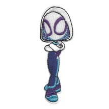 SPIDER-GWEN Iron On Patch 3.5&quot; Colorful Superhero Embroidered Applique New - £3.95 GBP