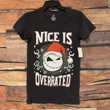 The Nightmare Before Christmas T-Shirt XS Jack Skellington Naughty Is Ne... - $18.69