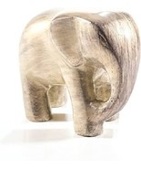 Tilnar - Elephant Silver - Large  9cm - Recycled Aluminium - Fair Trade - £14.31 GBP