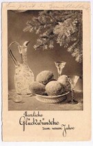 Germany Postcard Herzliche Gluckwunsche zum neuen Tahre Happy New Year - $2.19