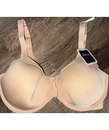 Bali ~ Women&#39;s Bra Smoothing Underwire Padded Beige Lightweight Polyeste... - $33.60 CAD