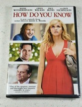 HOW DO YOU KNOW DVD, REESE WITHERSPOON,  OWEN WILSON,  NEW Sealed - $7.32