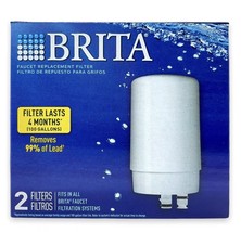 Brita Water Filter for Faucet 6025836311 White (2 Filters Per Box) Brand... - £14.12 GBP