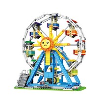 1166 pcs Ferris Wheel Playground Facilities Building Blocks Bricks Set T... - $93.90