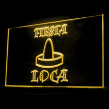 200070B Fiesta Loca Wild Party Pub Night Dance Beer Excitement  LED Light Sign - £17.30 GBP