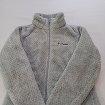Columbia XL0668 Women's Gray Beech Forest Full Zip Fleece Jacket Pockets Size S image 13