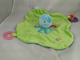 Mary Meyer Octopus Activity Lovey Teether Rattle Security Blanket Stuffe... - £7.94 GBP