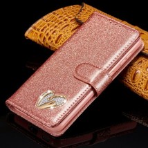 Leather Bling Magnetic Wallet Flip Cover For Samsung Galaxy S23/S22/S21/... - £41.70 GBP