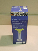 Crofton Green Handle Pineapple Slicer Peeler Cores w/ Stainless Steel Bl... - £7.87 GBP