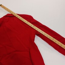 Jones New York Petite Women’s Red Button Up Blazer Jacket Closed Pockets Size 2P image 8