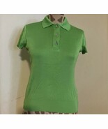 Vintage Japanese LAUTREAMONT LADIES POLO SHIRT/TOP Green Size S - €32,93 EUR
