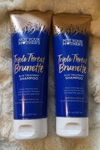 Not Your Mothers Triple Threat Brunette Blue Treatment Shampoo Set Of 2 New - £17.95 GBP
