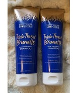 NOT YOUR MOTHERS TRIPLE THREAT BRUNETTE BLUE TREATMENT SHAMPOO SET OF 2 NEW - $22.72