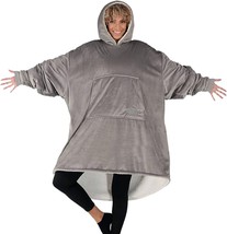 allbrand365 designer Womens Oversized Wearable Blanket,One Size,Gray - £51.28 GBP