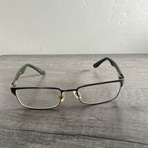 Carrera Eyeglasses CA6606 062J Silver Green Rectangle FRAMES ONLY 55-18 145 - $17.47