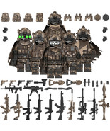6pcs US Army Special Forces Sniper Camouflage Soldiers Minifigures Minif... - $26.79 CAD