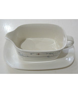 Mikassa Intaglio Annette Stoneware China Gravy Boat with Underplate - €10,31 EUR