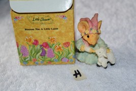 1993 Ganz Little Cheesers blossom Has a Little Lamb Figurine 056246 Rare #h - £27.50 GBP